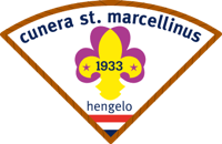 Het logo van Scouting Cunera-St. Marcellinus Hengelo